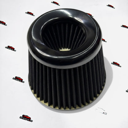 Universal High Flow Air Intake Cone Filter 3 Inch Dual Layer | Performance Engine Air Filter