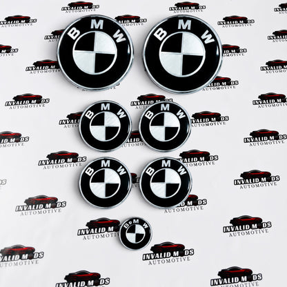 BMW 50th Anniversary Emblems | Set of 7 Replacement Logos