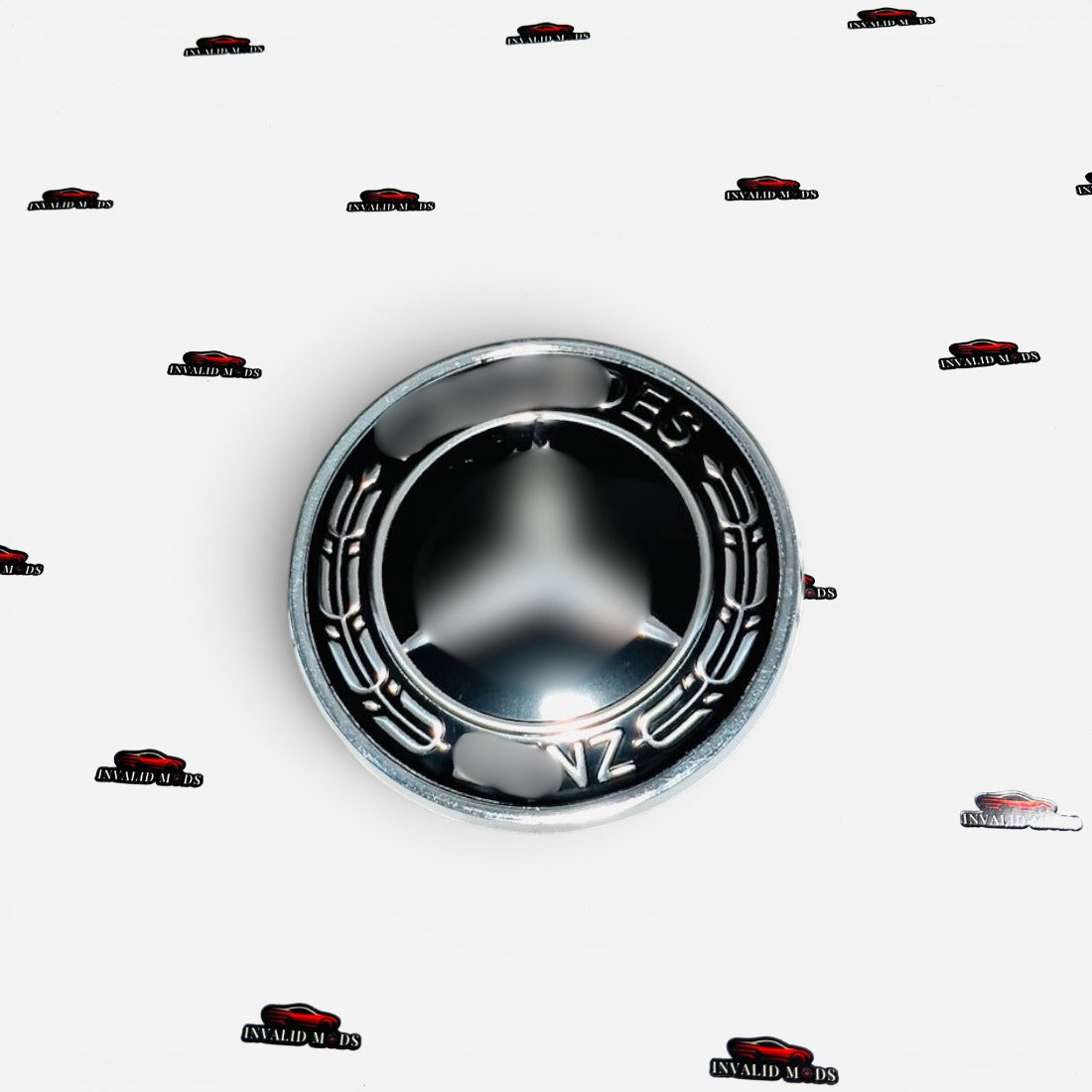 Mercedes-Benz Hood Emblem Badge | Blue & Black Bonnet Logo Aftermarket
