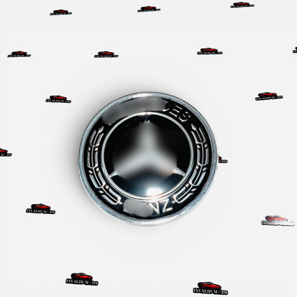 Mercedes-Benz Hood Emblem Badge | Blue & Black Bonnet Logo Aftermarket