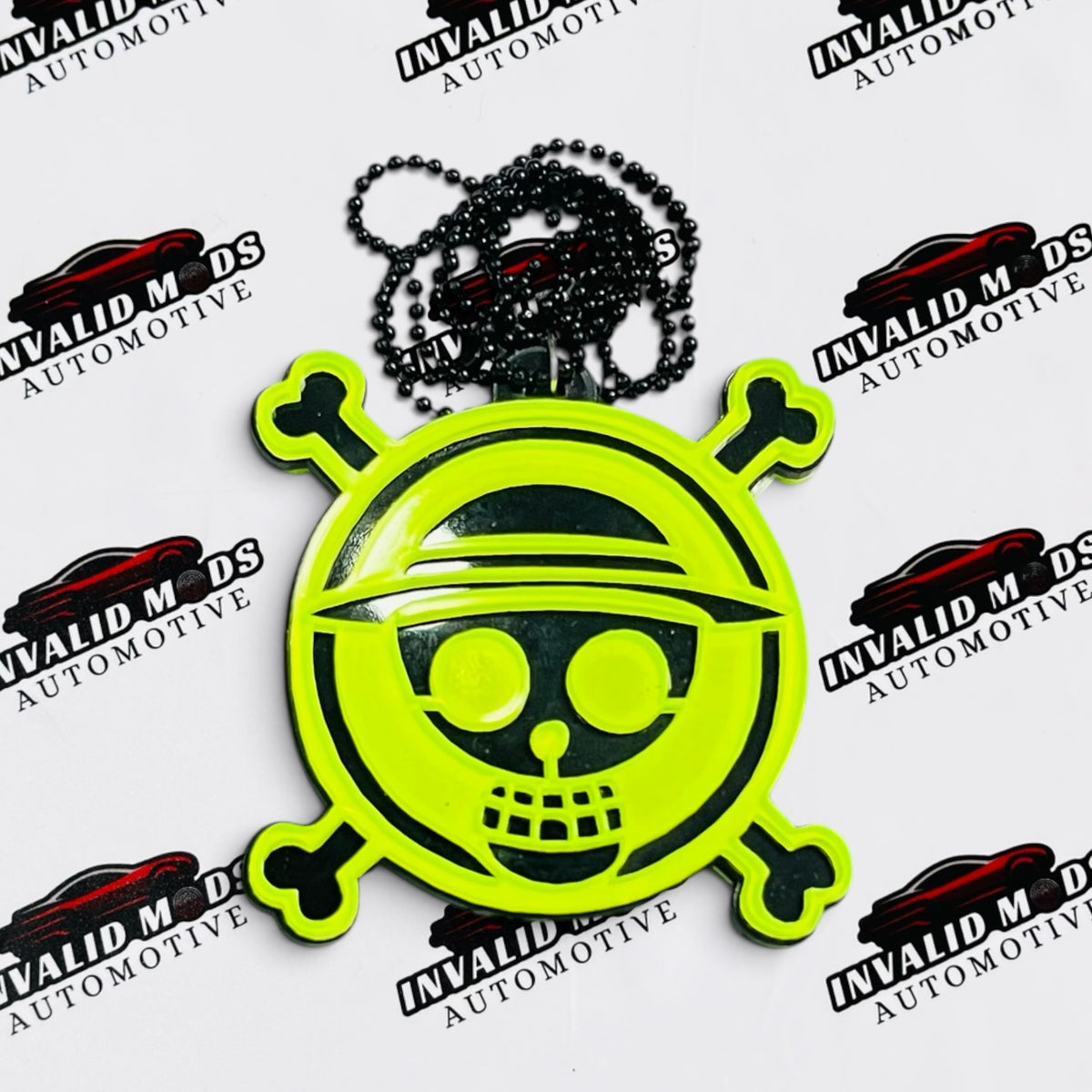 Neon Fluorescent Car Mirror Hanging – Marvel & DC Superhero Collection