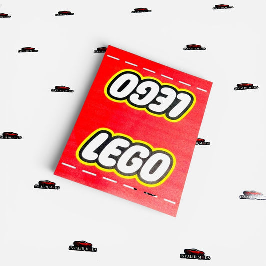 LEGO Tag Badge – Universal Decorative Car Sticker for Cars, Laptops & Accessories