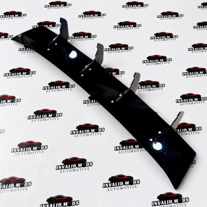 VW Virtus & Skoda Slavia 4 Fin Rear Diffuser | ABS Gloss Black