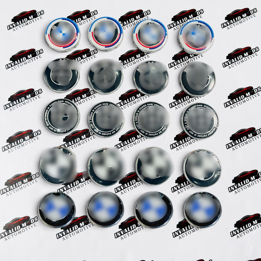 BMW Wheel Center Caps – Premium Set of 4 | Outer Diameter (68mm)