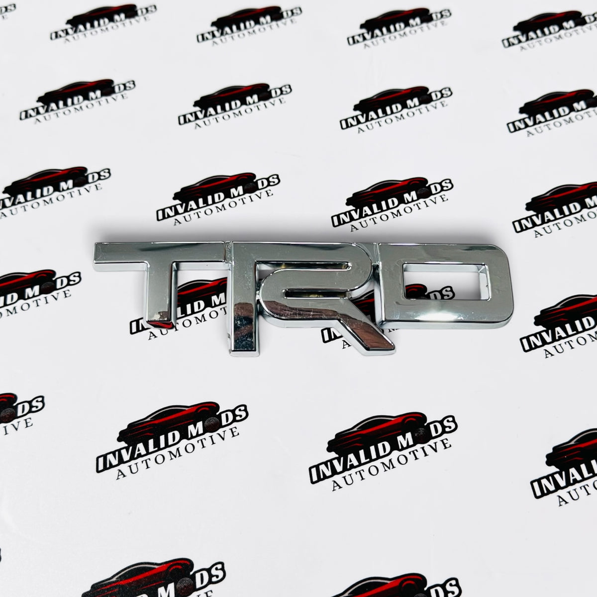 Toyota TRD Emblem Badge for Cars | Premium Metallic Finish