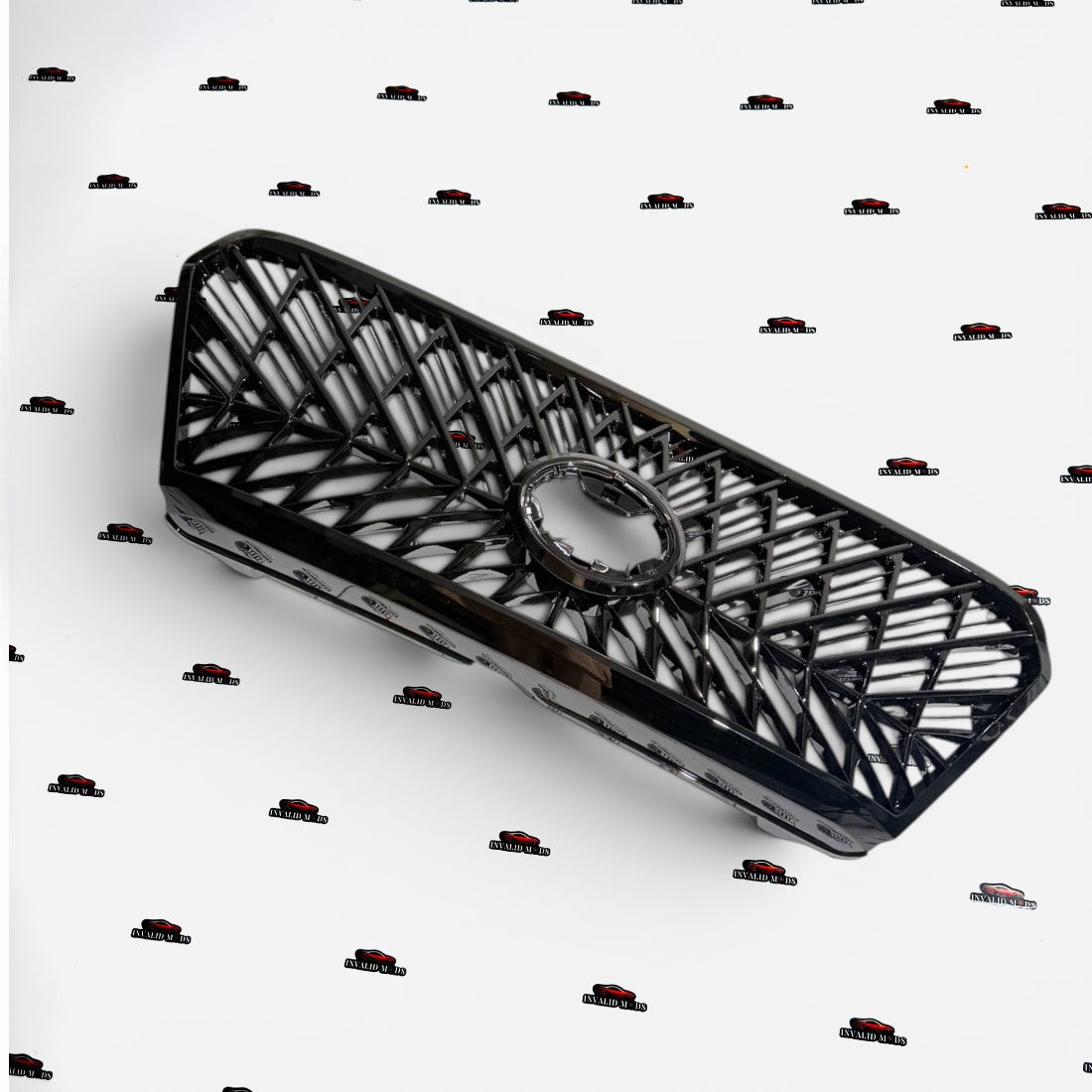 Toyota Innova Crysta Type 1 & Type 2 Lexus Style Front Grille | Gloss Black Front Grill Upgrade