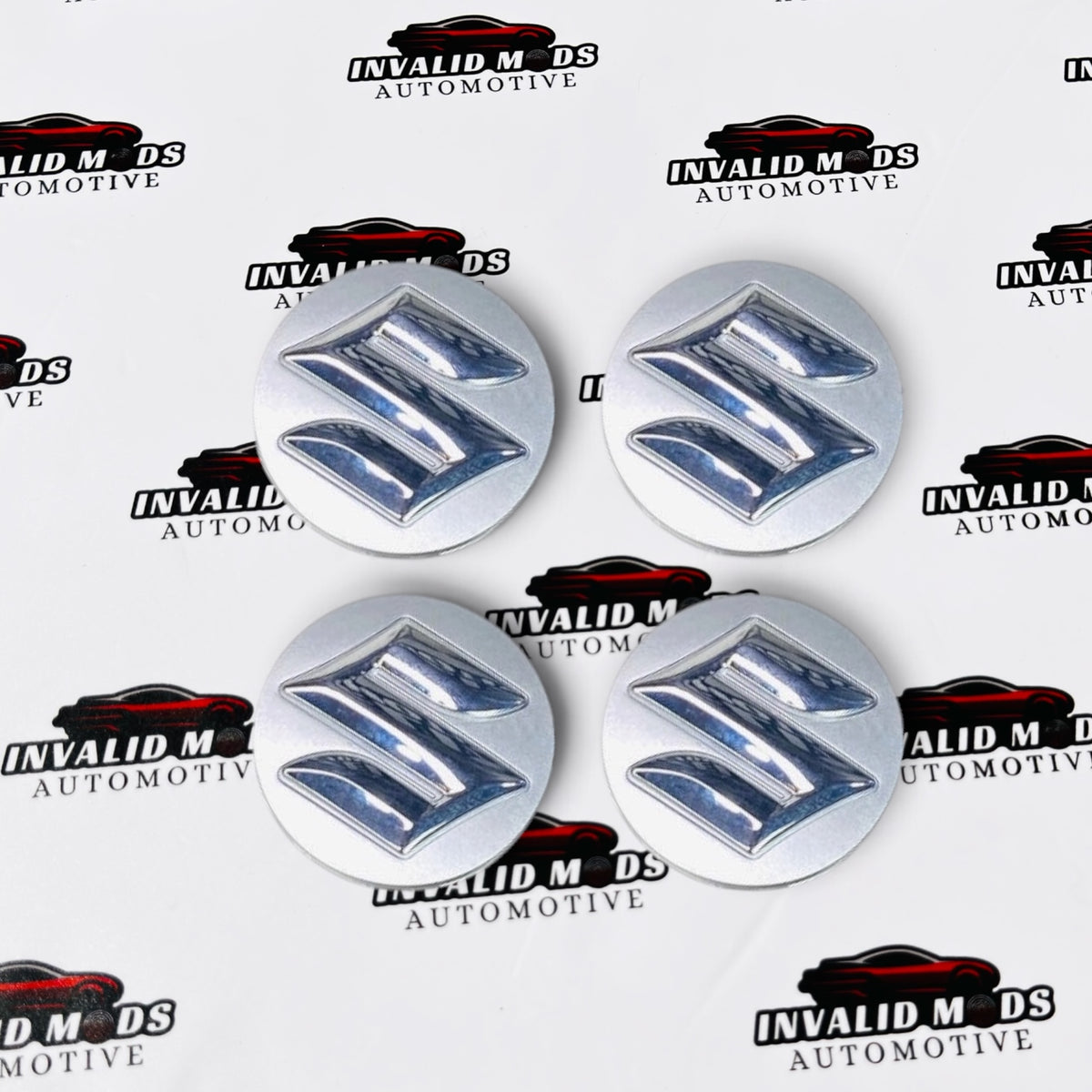 Suzuki Wheel Center Caps Set of 4 | Outer Diameter (54 mm)