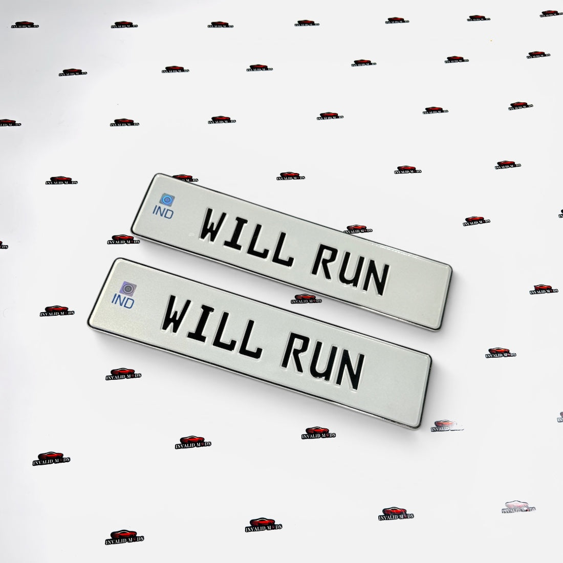 Universal Magnetic Number Plate | Removable Reflective License Plate with Strong Magnetic Mount