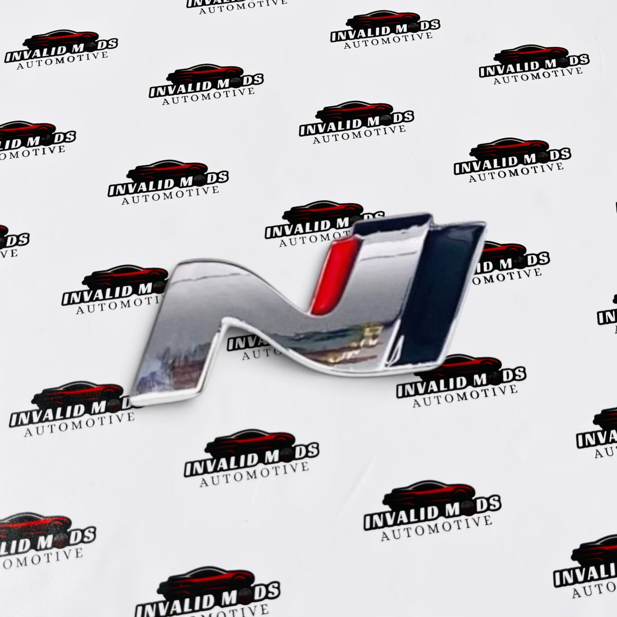 N Line 3D Metal Sticker | Universal Aftermarket Car Emblem Badge