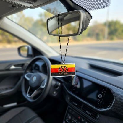 Car Mirror Hanging Ornament – Double-Sided Printed Interior Accessory
