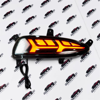 Hyundai i20 Elite LED Reflector Lights | Matrix Style Rear Bumper Lamp (2018+)