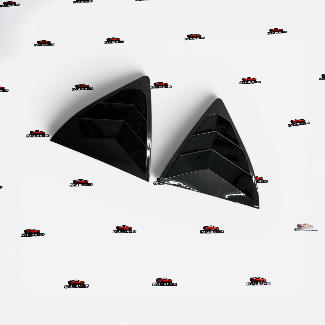 Skoda Octavia Side Window Louvers | Gloss Black ABS | Compatible with 2020+ Models