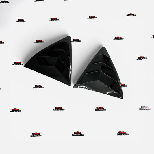 Skoda Octavia Side Window Louvers | Gloss Black ABS | Compatible with 2020+ Models