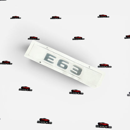 Mercedes-Benz C63 E63 S63 Rear Trunk Letter Emblem | AMG Style Badge Set