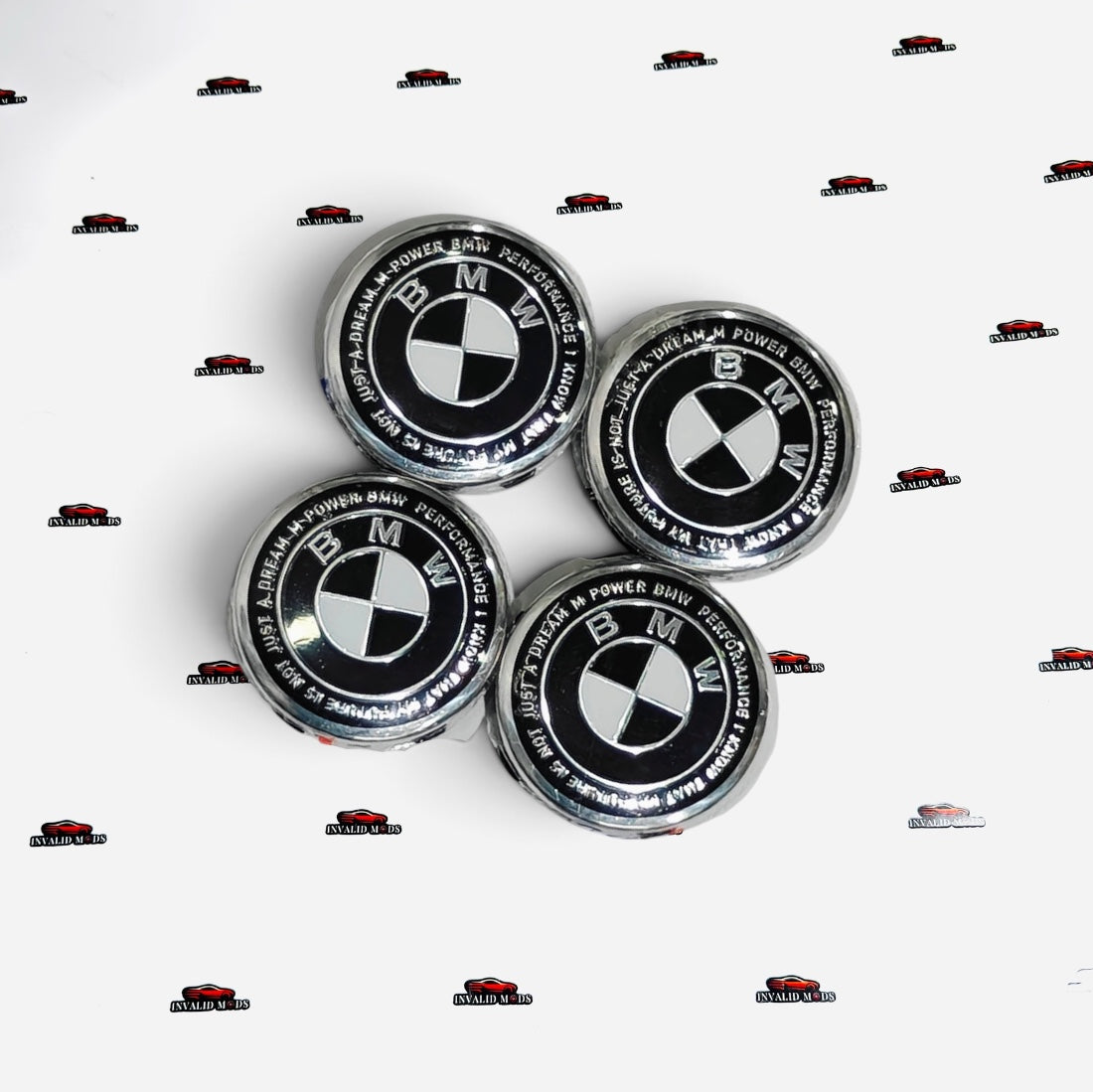 BMW Wheel Center Caps – Premium Set of 4 | Outer Diameter (68mm)