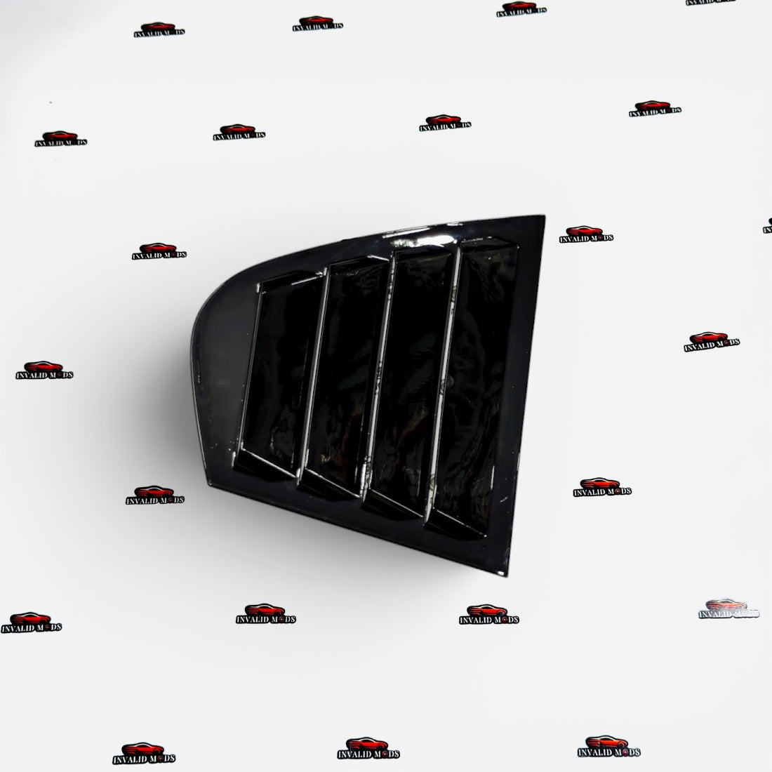 BMW 3 Series E90 Side Window Louvers | Gloss Black Rear Quarter Window Covers