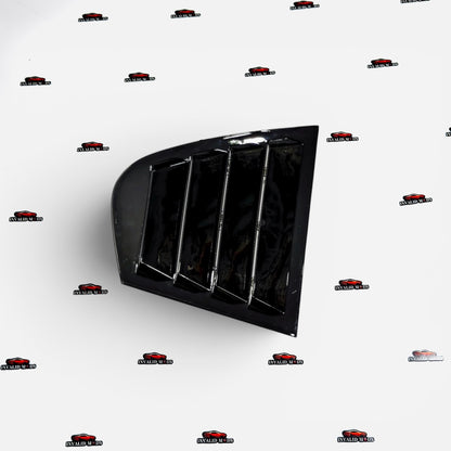 BMW 3 Series E90 Side Window Louvers | Gloss Black Rear Quarter Window Covers