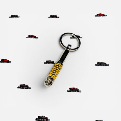 Suspension Style Keychain | Mini Shock Absorber Automotive Keychain