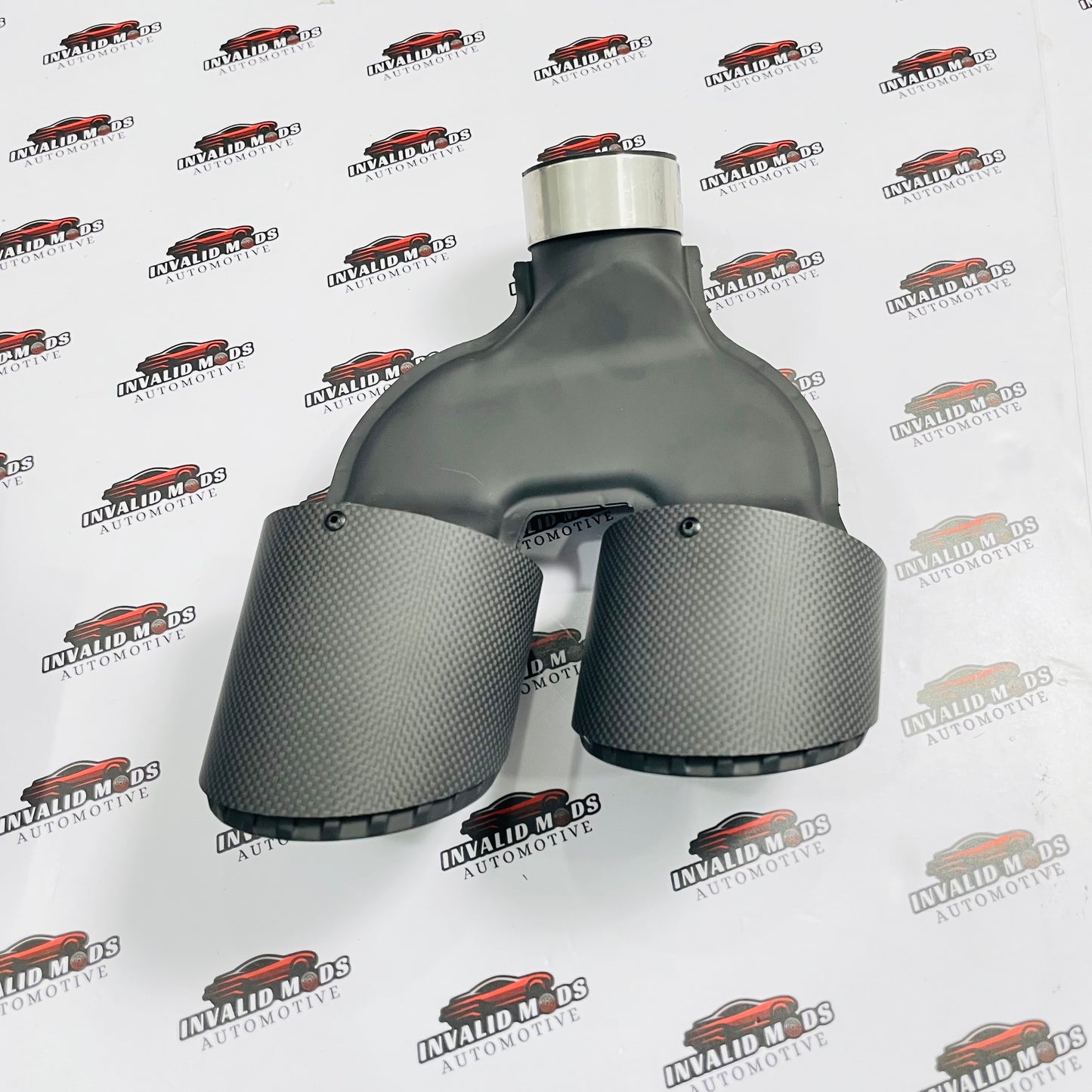VTEN Premium Dual Exhaust Tips (Pair) for BMW 5 Series G60 & G68 | Imported Stainless Steel Exhaust Upgrade