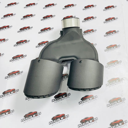 VTEN Premium Dual Exhaust Tips (Pair) for BMW 5 Series G60 & G68 | Imported Stainless Steel Exhaust Upgrade