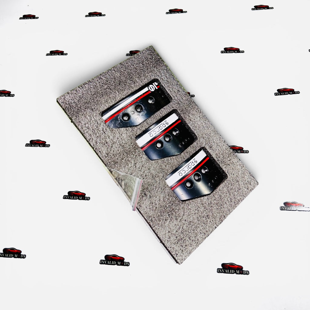 Sparco Pedal Kit for Manual Cars | Universal Racing Pedals