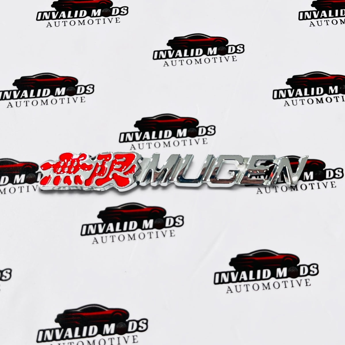 Mugen Emblem for Cars | Premium Metallic Finish Badge