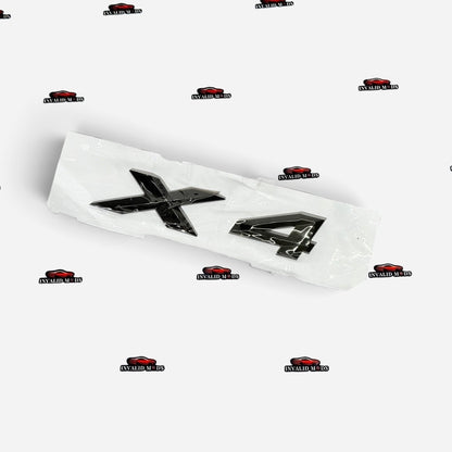 BMW X Series Rear Emblems | OEM Style Badge | Compatible with X1, X2, X3, X4, X5, X6 & X7