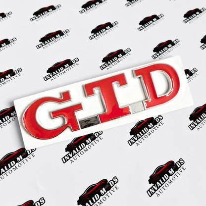 VW Polo GTI & GTD Emblems | High-Quality OEM-Style Badge Set