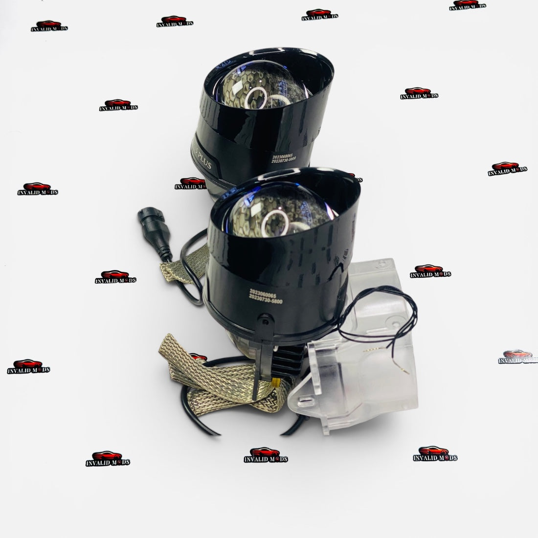 MaxVision M15 Plus 3-Inch LED Projector Fog Lamps | Universal Bi-LED Aftermarket Upgrade