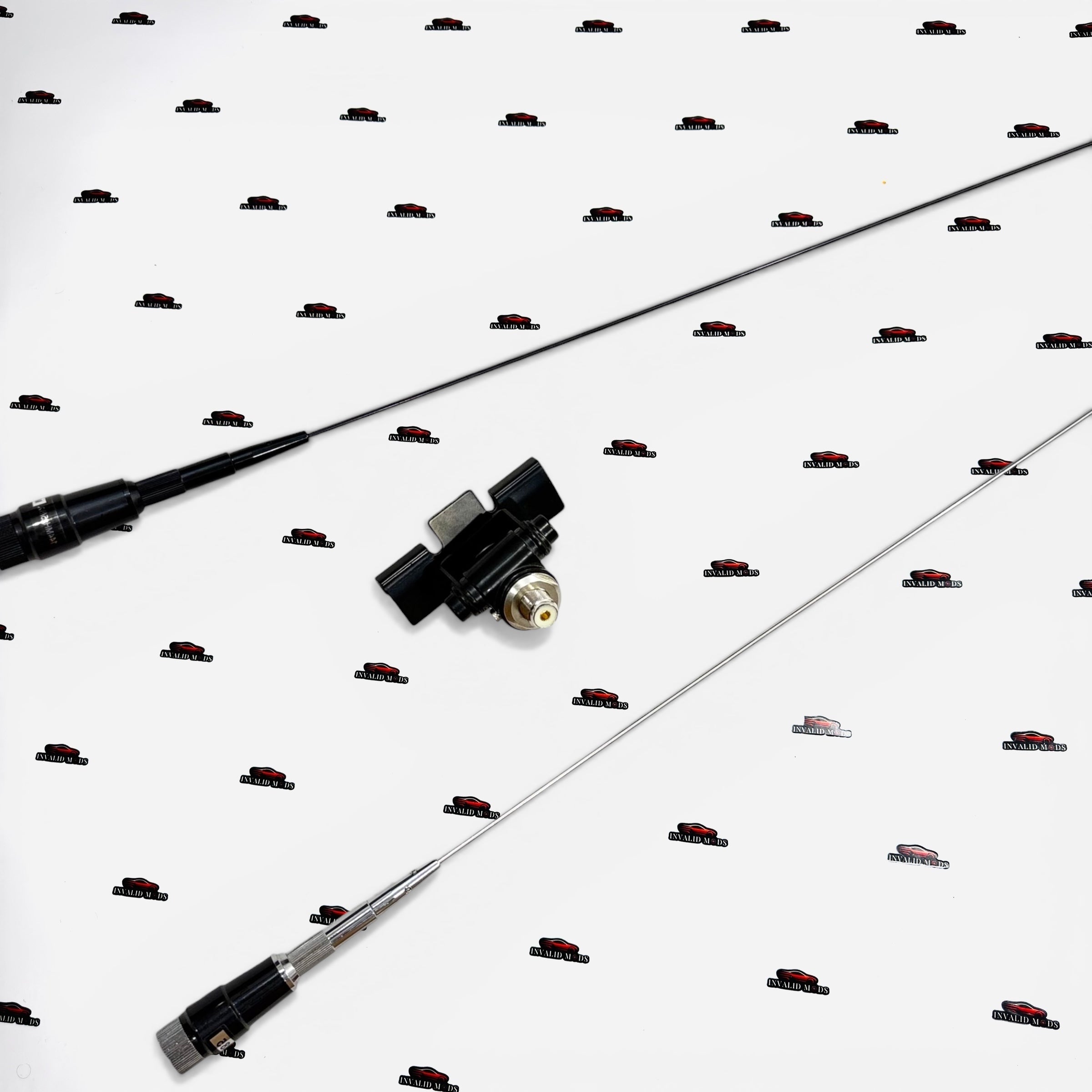 Universal Nagoya Car Antenna | Silver & Black Antenna