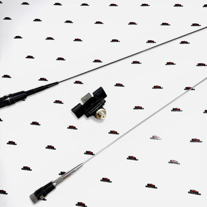 Universal Nagoya Car Antenna | Silver & Black Antenna
