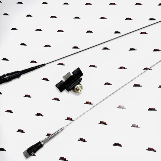 Universal Nagoya Car Antenna | Silver & Black Antenna