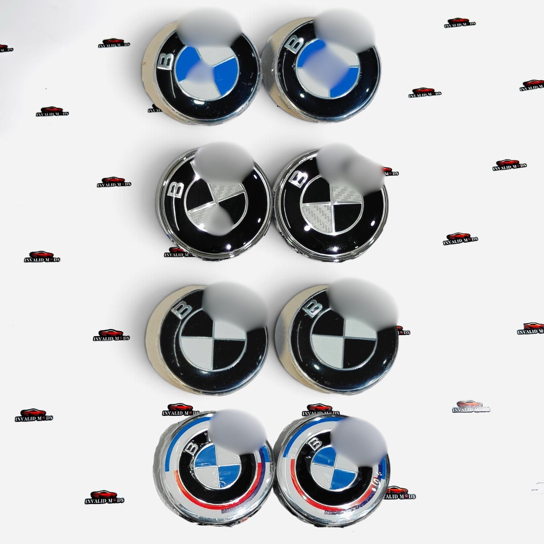 BMW Wheel Center Caps – Premium Set of 4 | Outer Diameter (68mm)