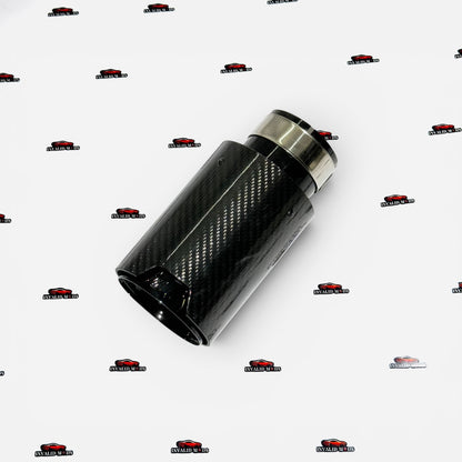 M Performance Style Single Exhaust Tip | Carbon Finish