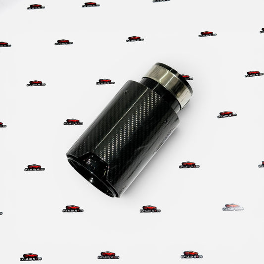 M Performance Style Single Exhaust Tip | Carbon Finish