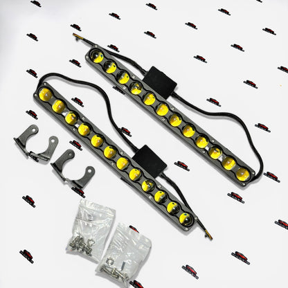 Dual Color LED Work Light Bar (White & Yellow) | High Power Auxiliary Lights for Cars