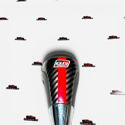 GR Sport Gear Knob – Universal Gear Shift Knob with Carbon Fiber Finish