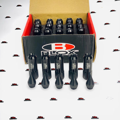 Blox Extended Aluminum Racing Wheel Lug Nuts – 20 Pcs, Universal Fit, Multiple Colors