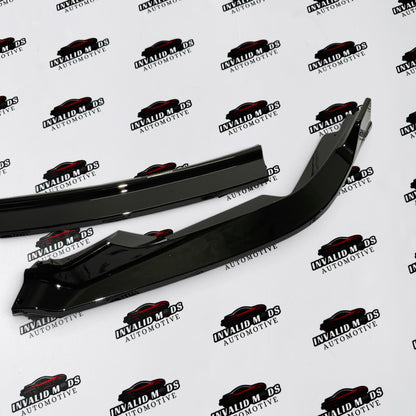 Honda City 3-Piece Front Splitter | Gloss Black Front Lip Upgrade