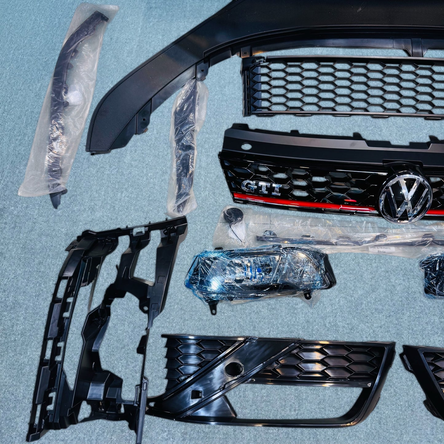 Volkswagen Polo GTI Style Front Body Kit (2010–2020) | Aftermarket Sporty Front Bumper Upgrade & Aero Styling Kit