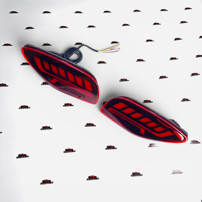 Kia Seltos LED Rear Reflector Lights | Aftermarket Rear Bumper Brake Lamp Set
