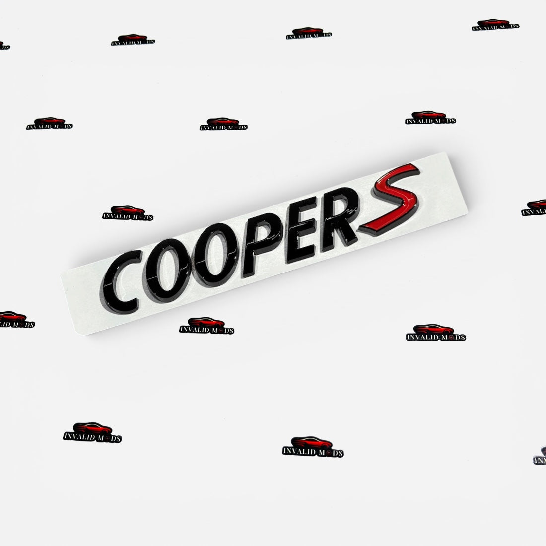 Mini Cooper S Rear Emblem Badge | OEM-Style Replacement Logo in 2 Color Options