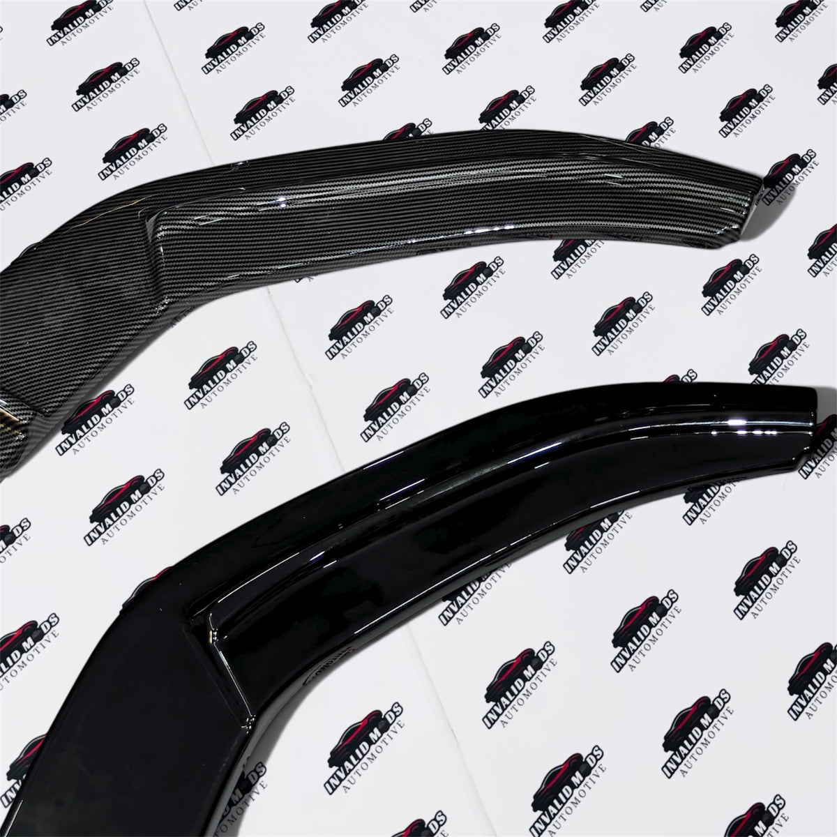 VW Virtus & Skoda Slavia Front Splitter – Single Piece Aftermarket Bumper Lip Extension