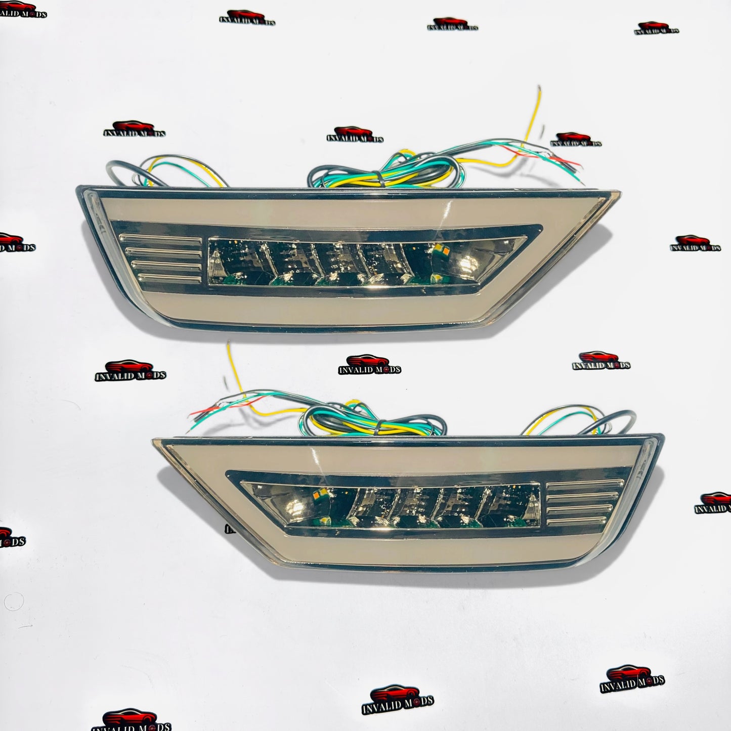 Ford EcoSport LED Reflector Lights (Matrix Style) | Rear Bumper Brake Light Upgrade