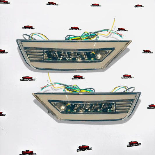 Ford EcoSport LED Reflector Lights (Matrix Style) | Rear Bumper Brake Light Upgrade
