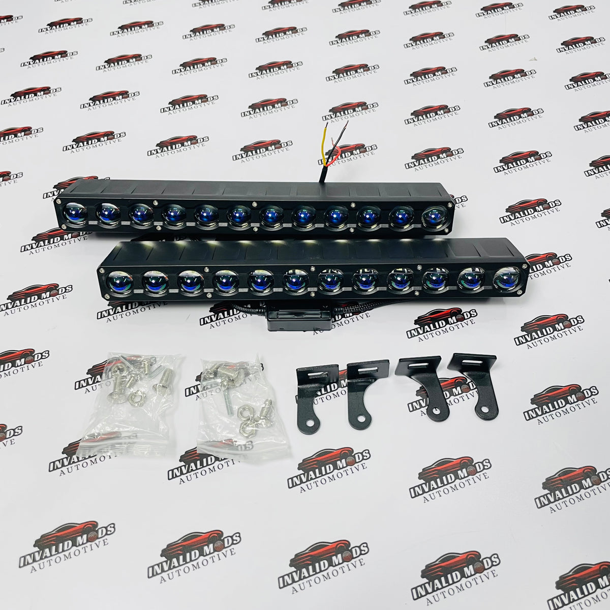 Dual Color LED Work Light Bar (White & Yellow) | High Power Auxiliary Lights for Cars