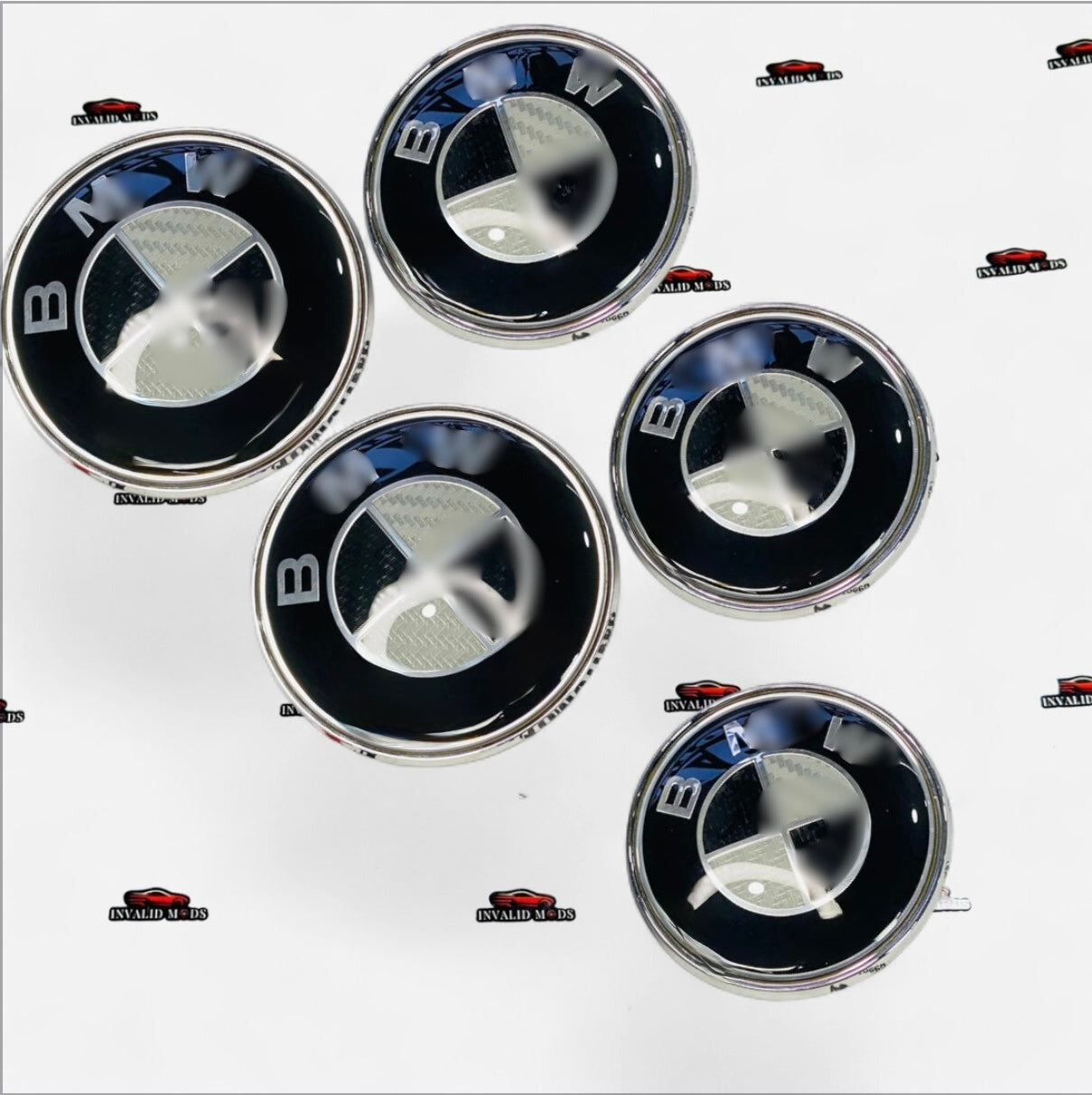 BMW 50th Anniversary Emblems | Set of 7 Replacement Logos
