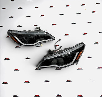 Toyota Hilux Projector Headlights with DRLs | GR-Sports Inspired Headlamps