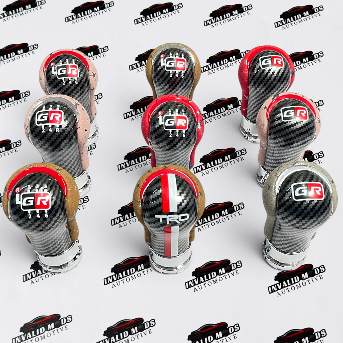 GR-Sports Alcantara Gear Knob for Toyota Cars