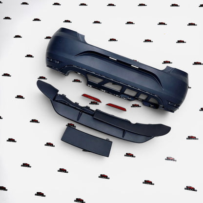 Volkswagen Polo GTI Rear Bumper Kit (2010–2020) – Unpainted ABS | Aftermarket Styling Upgrade